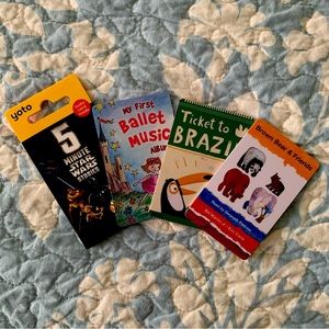 Bundle of 4 Yoto Cards. Star Wars and Eric Carle Stories and 2 Music Cards